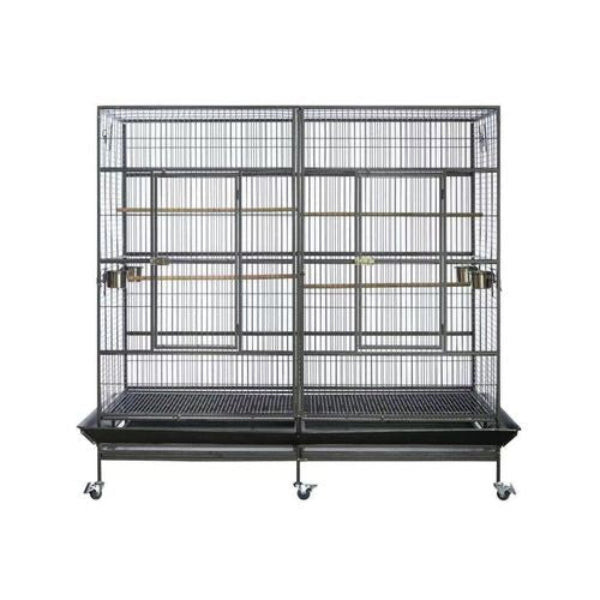 Buy YES4PETS XXXL 195cm Bird Cage with Perch & Castor Wheels - petservo