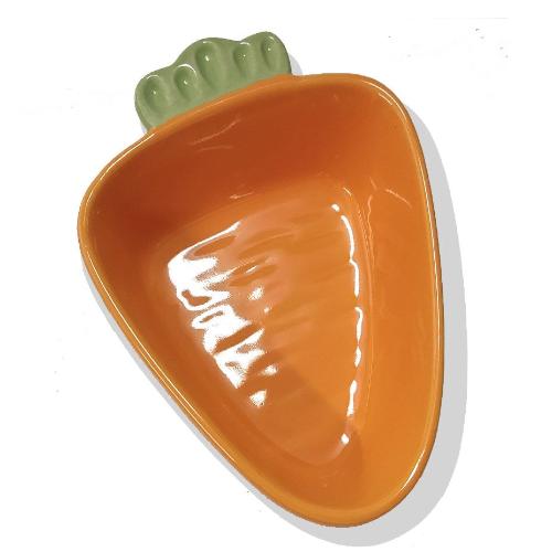 Nature Island - Carrot Shaped Ceramic Bowl 15*12cm - Petservo