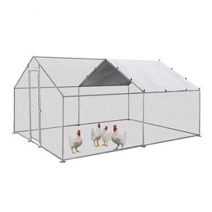 Large Walk-in Pet Chicken Run Coop Cage Rabbit Hutch Ferret House Guinea Pig Enclosure - Petservo