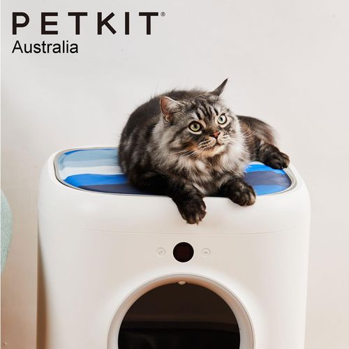 Petkit - 44cm BL Four Seasons Memory Foam/Linen Dog/Cat/Pet Cooling Mat for Pura X