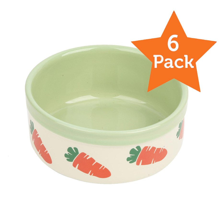 Nature Island - Ceramic Bowl Carrot Green - Petservo