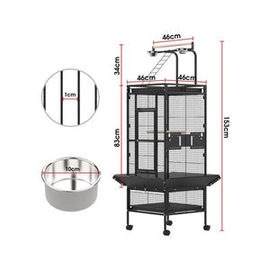 Advwin - Bird Cage 153CM 2 Perches Aviary - petservo