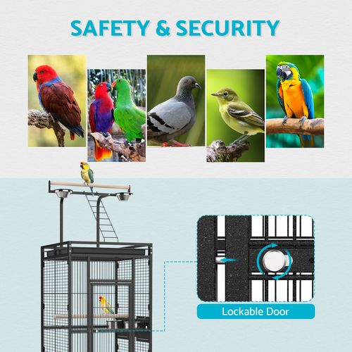 Advwin - Bird Cage 153CM 2 Perches Aviary - petservo