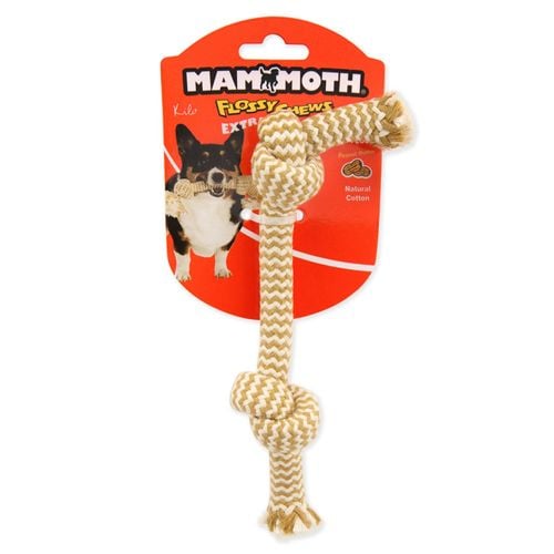 Mammoth - 22cm Small Peanut Butter Rope Dog Toy - petservo