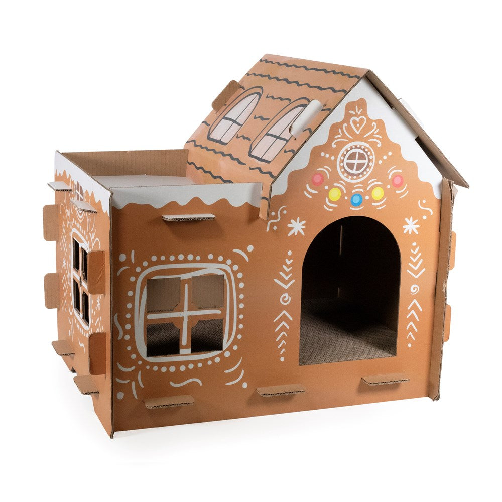 Rosewood - BYO Gingerbread house Scratcher - Pet Servo