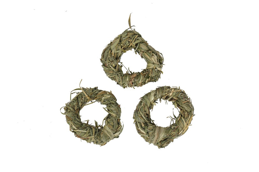 Nature Island - Alfalfa Woven Rings - 3 Pack - Petservo