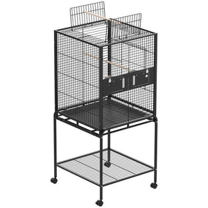 Advwin - Bird Cage 146CM Open Top 2 Perches Aviary - petservo