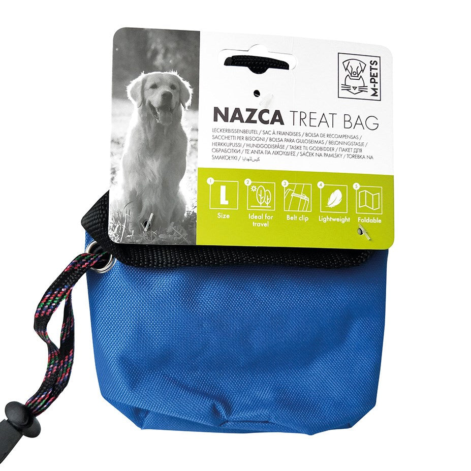 M-PETS - Nazca Treat Bag- Blue - petservo