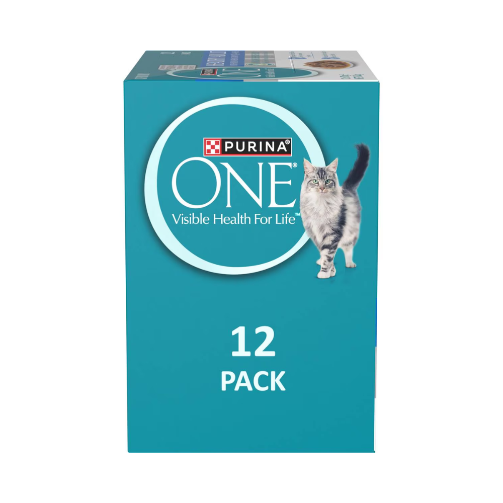 Purina One - Cat Food Healthy Adult Ocean Fish In Gravy 70g X 12 Pack - Petservo