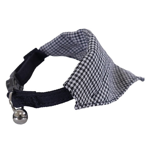 Rosewood - Designer dogtooth cat bandana - Petservo