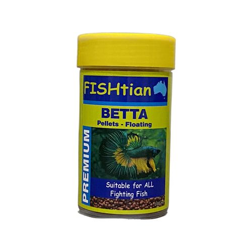 Fishtian - Betta Pellets Floating Fish Food 100ml