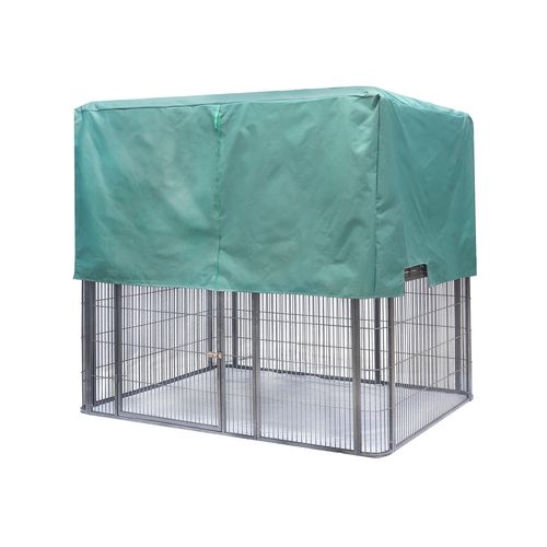 YES4PETS - Walk-in Pet Aviary Perch Castor Wheel 219x158x203cm With Green Cover XXXXL