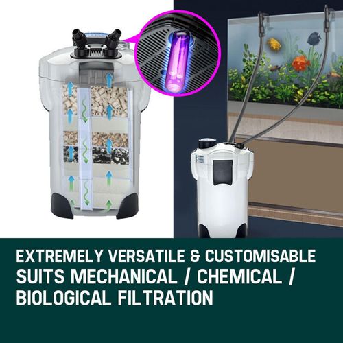 Protege - 1,850L/H Aquarium External Canister Filter Pump, P4000