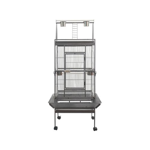 YES4PETS - 174 cm Large Bird Budgie Cage Parrot Aviary With Metal Tray and Wheel