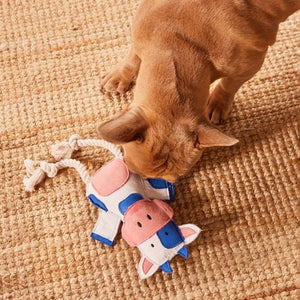 Happy Tails - Cow Farmyard Toy - petservo