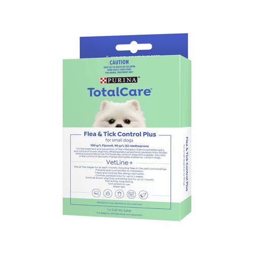 Purina Total Care Small Dogs Flea And Tick Control Plus