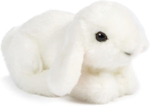 Living Nature - Small White Lop Eared Bunny (18cm) - Plush Soft Toy - Petservo