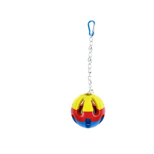 YES4PETS - 6 x Large Hanging Swing Bird Parrot Parakeet Canary Budgie Ball Toy