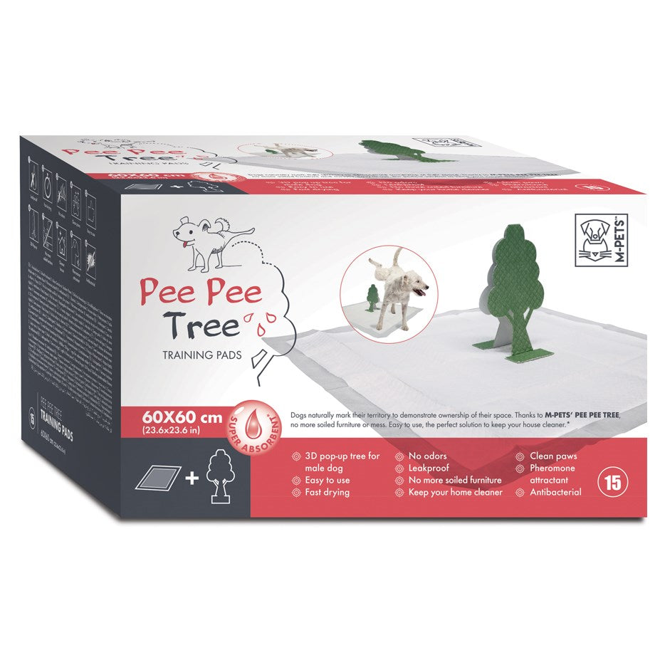 M-PETS - PEE PEE TREE 60 x 60 Training Pads - 15 pcs