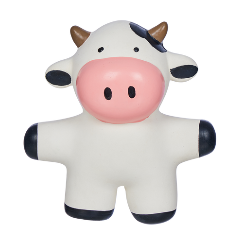 Happy Tails - Cow Animal Latex Toy - petservo