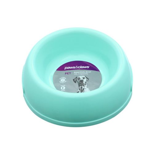 Paws & Claws - Pet Essentials 1.6L/21cm Bowl Asst LRG 4x