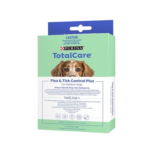 Purina Total Care Medium Dogs Flea And Tick Control Plus