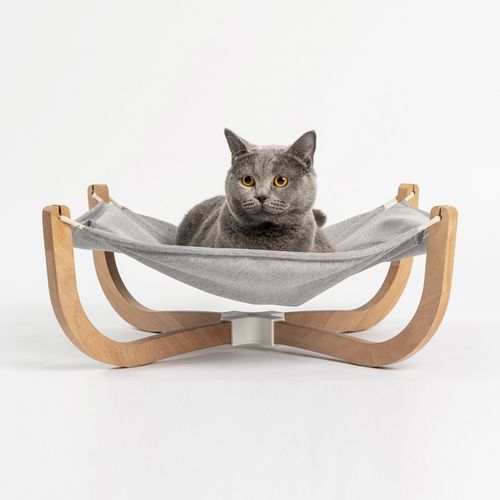 Pidan - Pet/cat 72cm Sleeping Hammock Bed W/ Stand - Grey