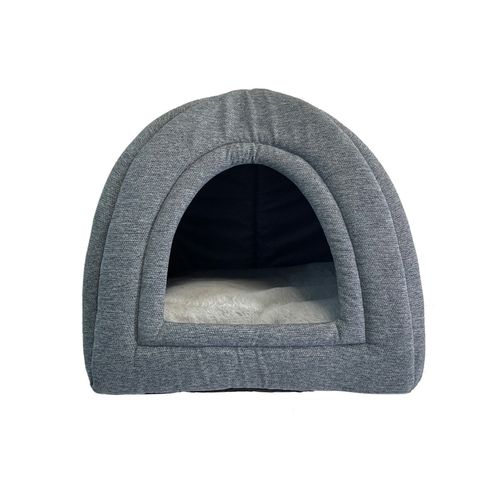 Royale - 35cm Cat Dome Igloo Bed - Light Grey