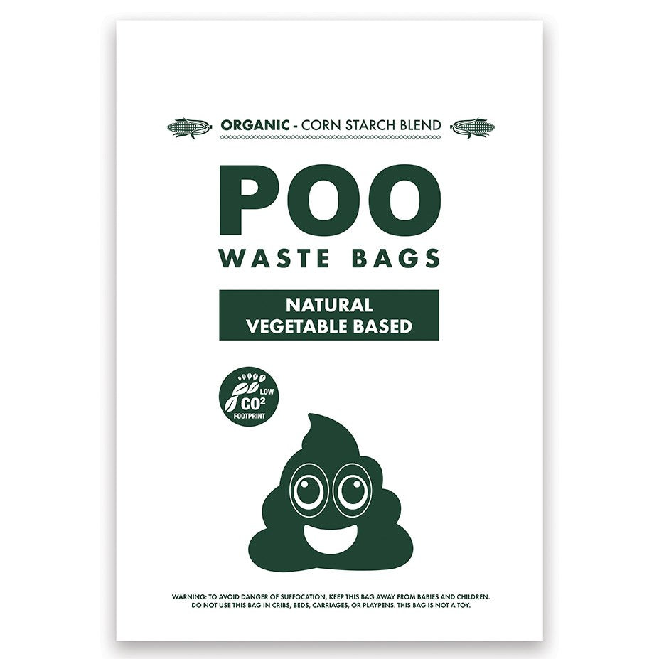 M-PETS - POO BIO Dog Waste Bags 60 bags - Non Scented