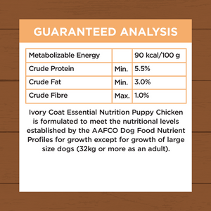 Ivory Coat - Essential 700g Chicken Puppy Wet Food - 12 Pack - petservo