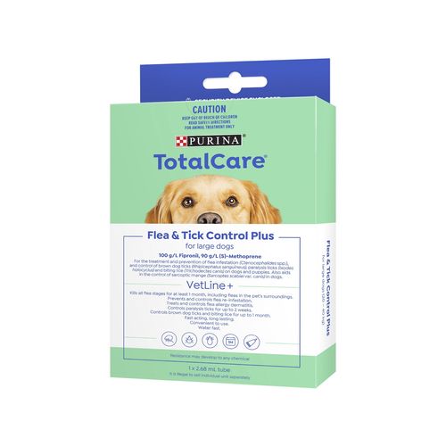 Purina Large Dogs Total Care Flea And Tick Control Plus