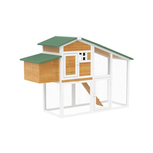 Advwin - Chicken Coop Rabbit Hutch Wooden Large Chick House - petservo