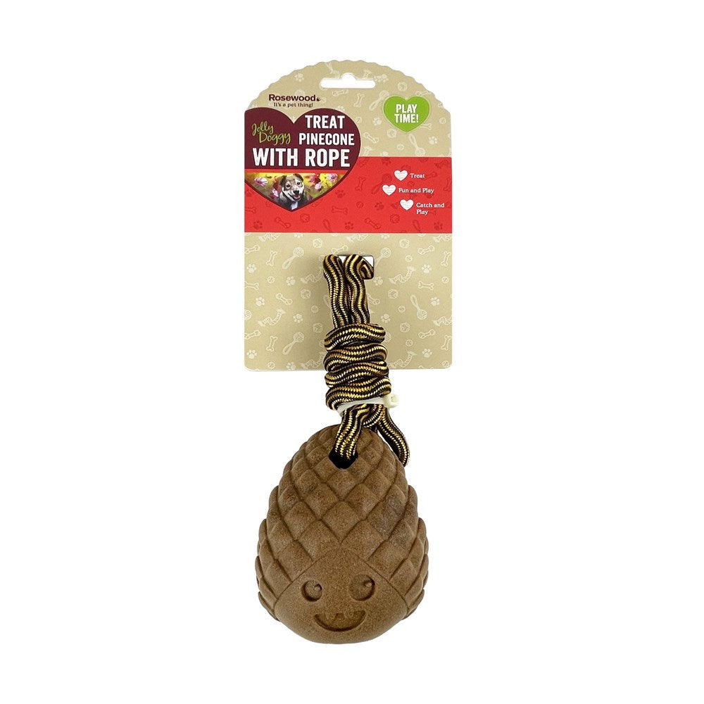 Rosewood - Treat Pinecone with rope