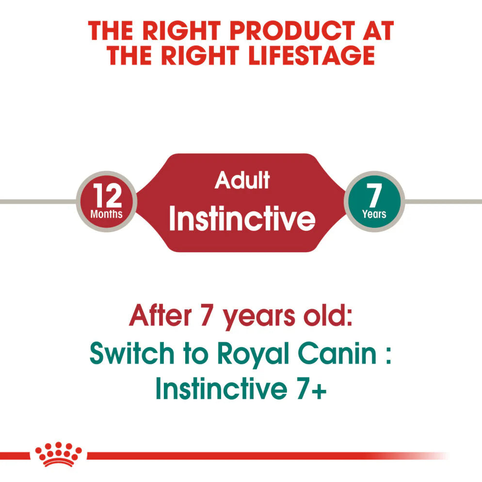 Royal Canin - Instinctive With Jelly Adult Wet Cat Food Pouches 85g x 12 - Petservo