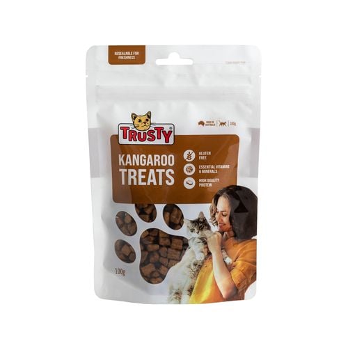 Trusty - 100g Kangaroo Adult Cat Meaty Treats - petservo