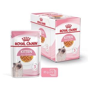 Royal Canin - Kitten Instinctive with Jelly Wet Cat Food Pouches 85g x 12 - Petservo