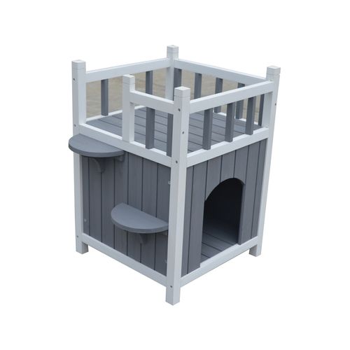 YES4PETS - Cat Shelter Condo with Escape Door Rabbit Kitty House Cave