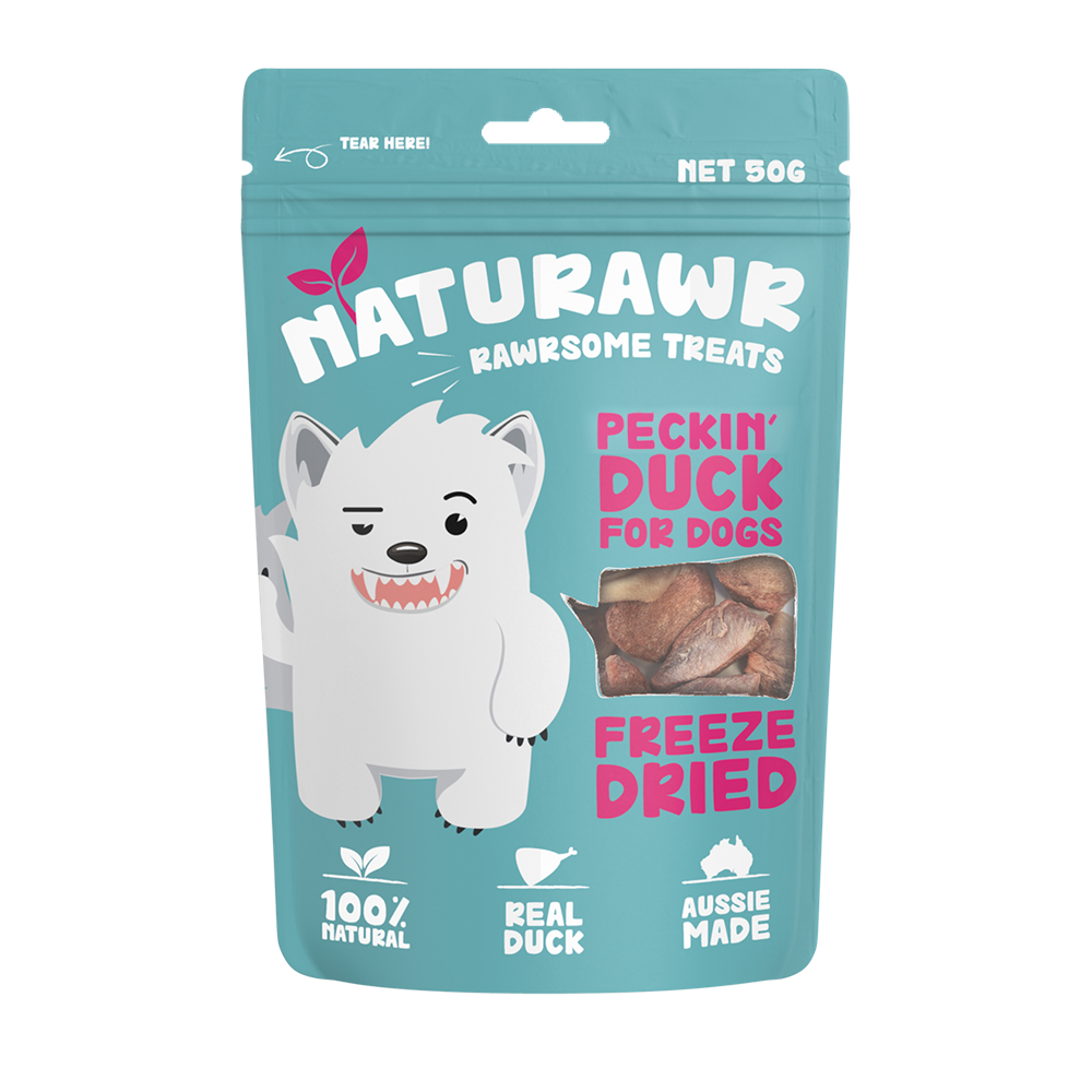 Naturawr - Peckin' Duck for Dogs 50g - Petservo