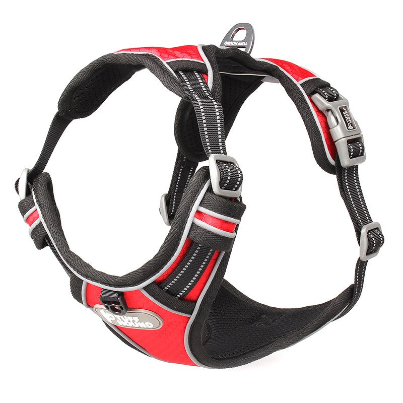 Tuff Hound - Black-Red Harness