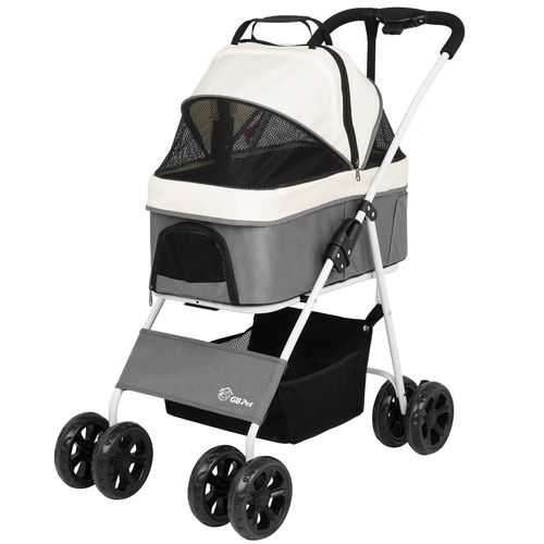 Advwin - Large Dog Stroller One-Step Foldable - petservo