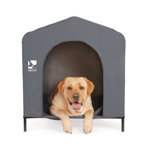 Fido & Fletch - Soft Dog Kennel - Large - Grey