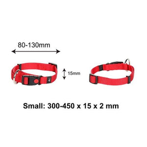 Flamingo - Small Red Ziggi Dog Collar - petservo