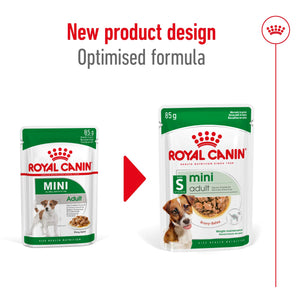 Royal Canin - Mini Adult Wet Dog Food Pouches 85g x 12 - Petservo