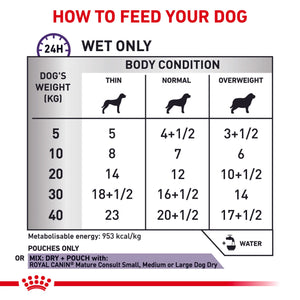 Royal Canin - Veterinary Diet Mature Consult Dog Wet Food 85g x 12 - Petservo