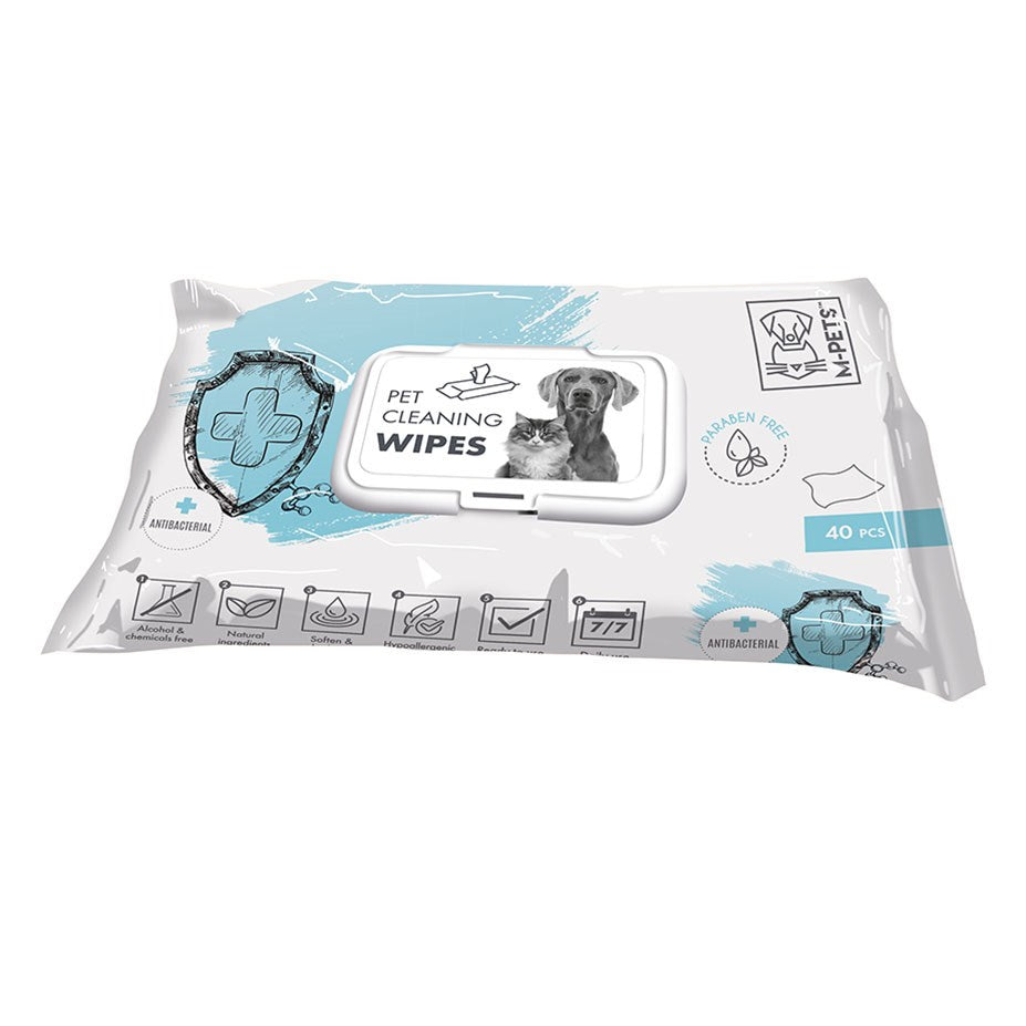 M-PETS - Pet Cleaning Wipes 15 x 20 cm - 40 pcs