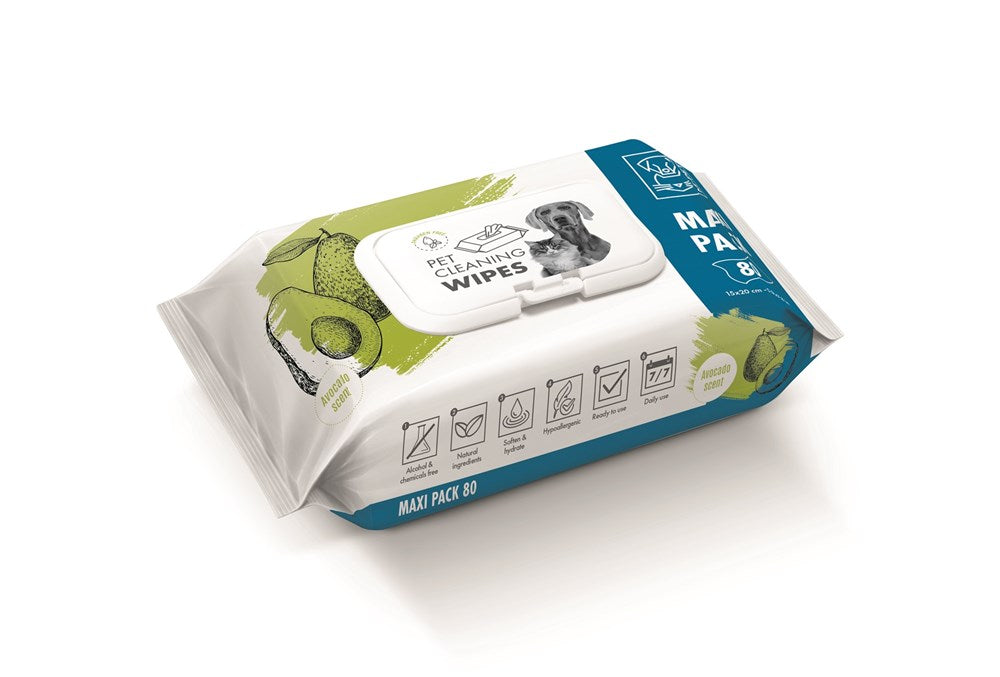 M-PETS - Pet Cleaning Wipes Avocado