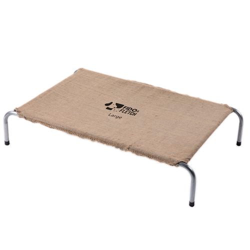 Fido & Fletch - Hessian Pet Bed - Large