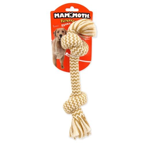 Mammoth - 30cm Medium Peanut Butter Rope Dog Toy - petservo