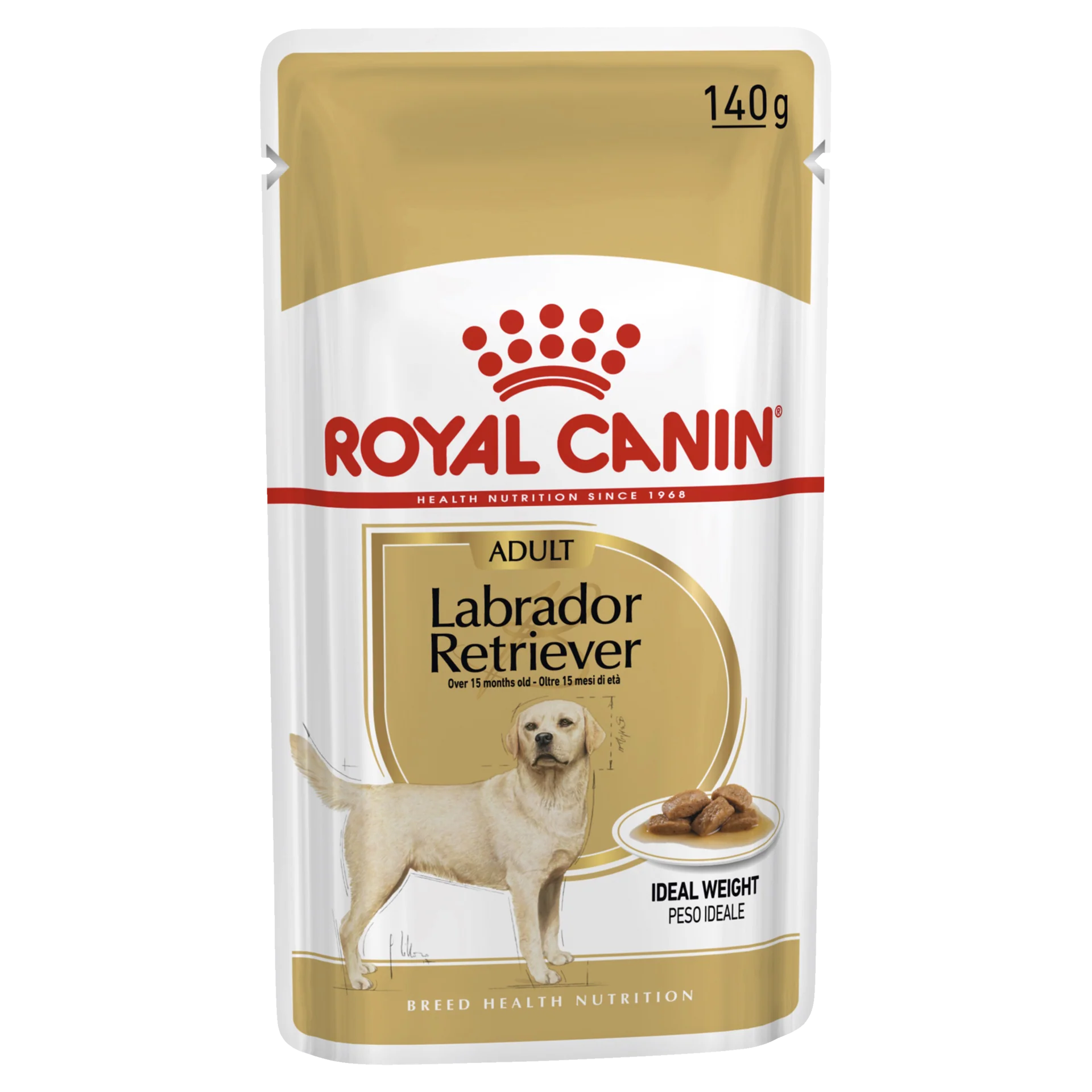 Royal Canin - Labrador Retriever Wet Dog Food Pouches 140g x 10 - Petservo