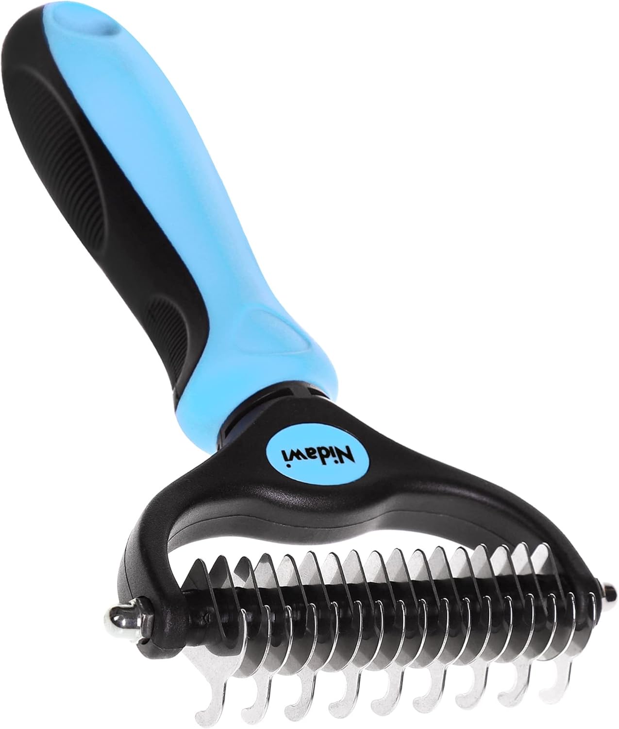 Nidawi - Pet Dog Grooming Brush - Shedding & Dematting Rake - Petservo